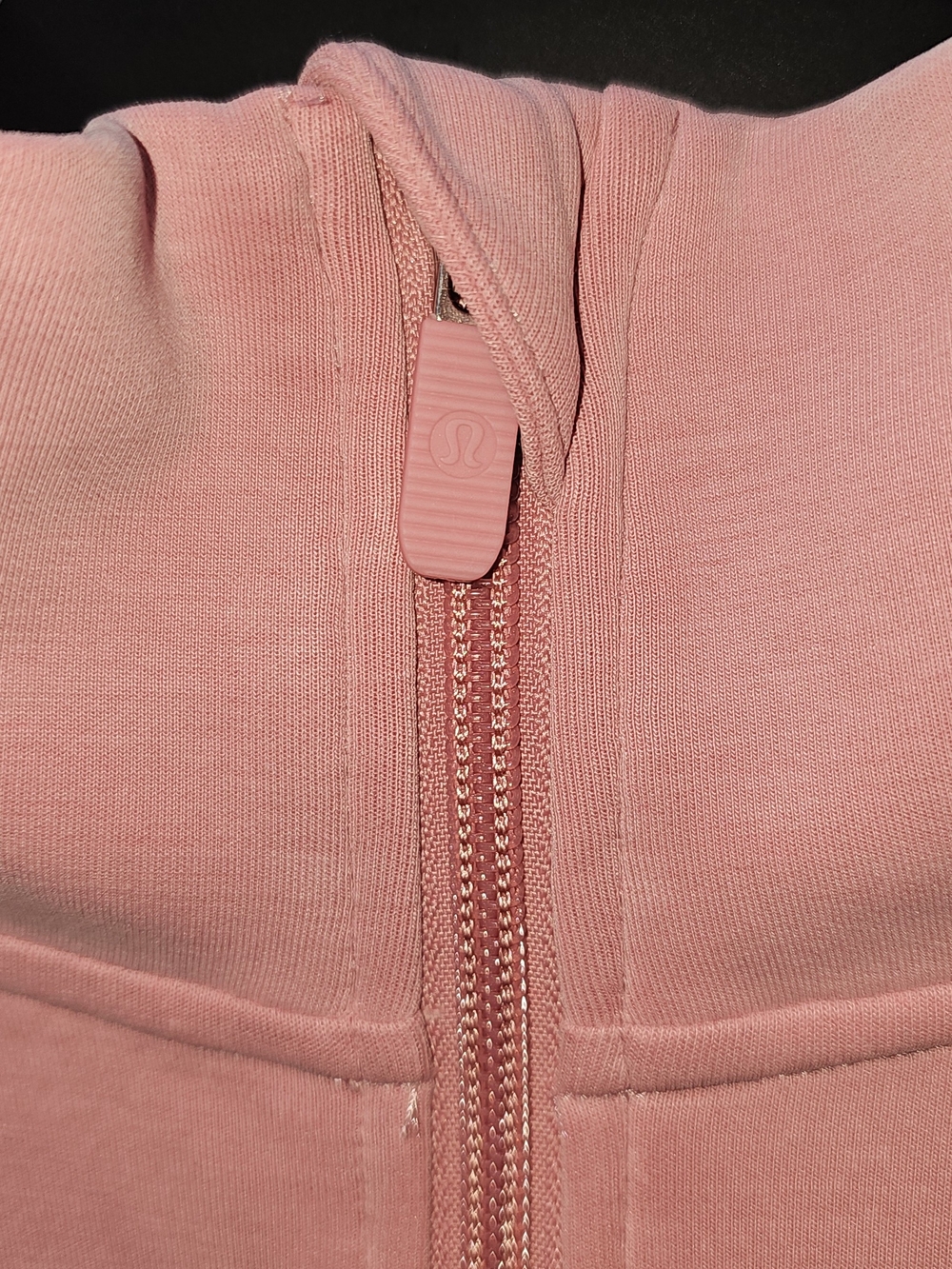 Lululemon NWT Brushed Softstreme Half Zip Pink Tide Sz 12 - Picture 4 of 15